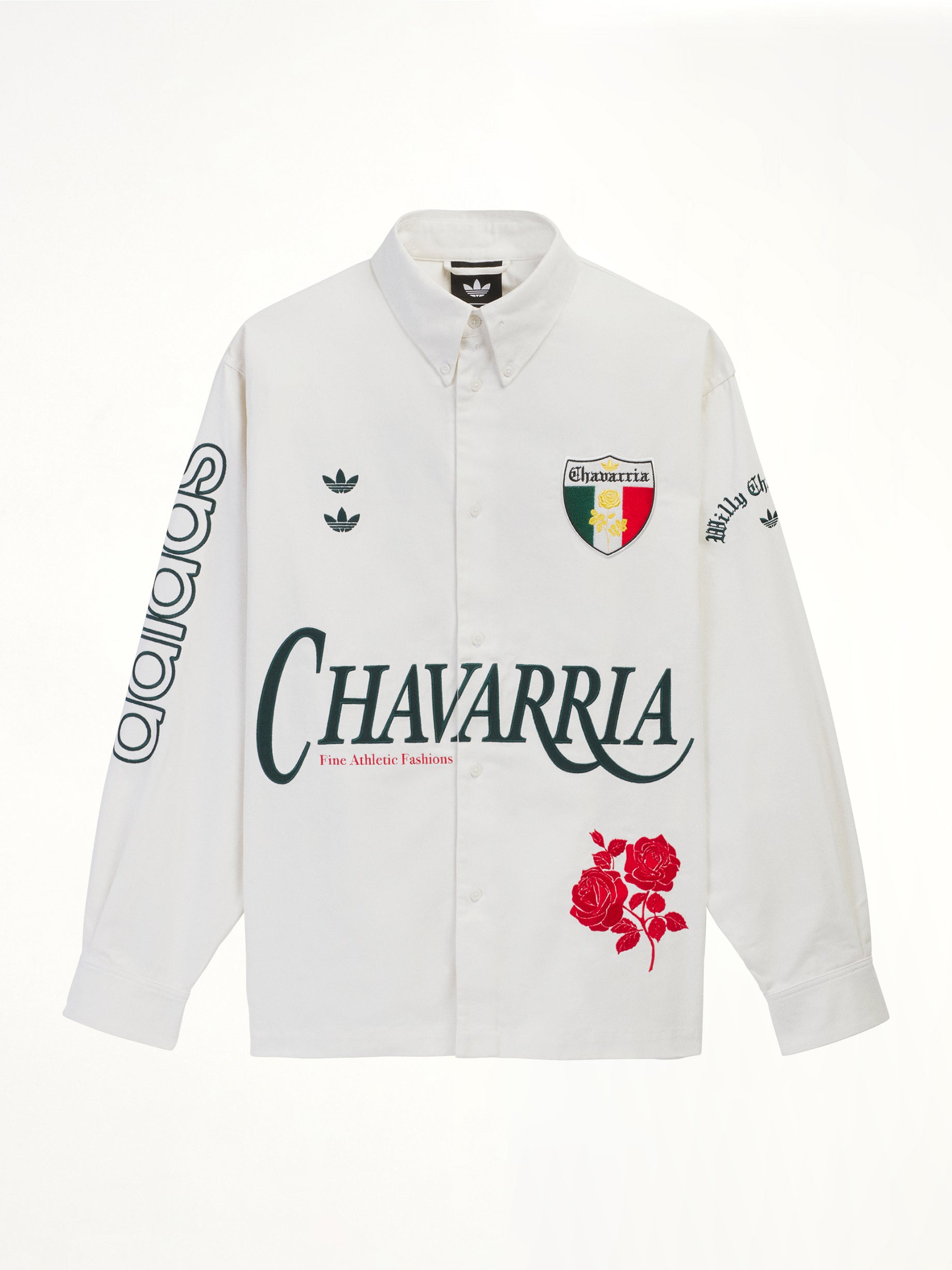 Adidas x Chavarria Button Up Shirt in Off White