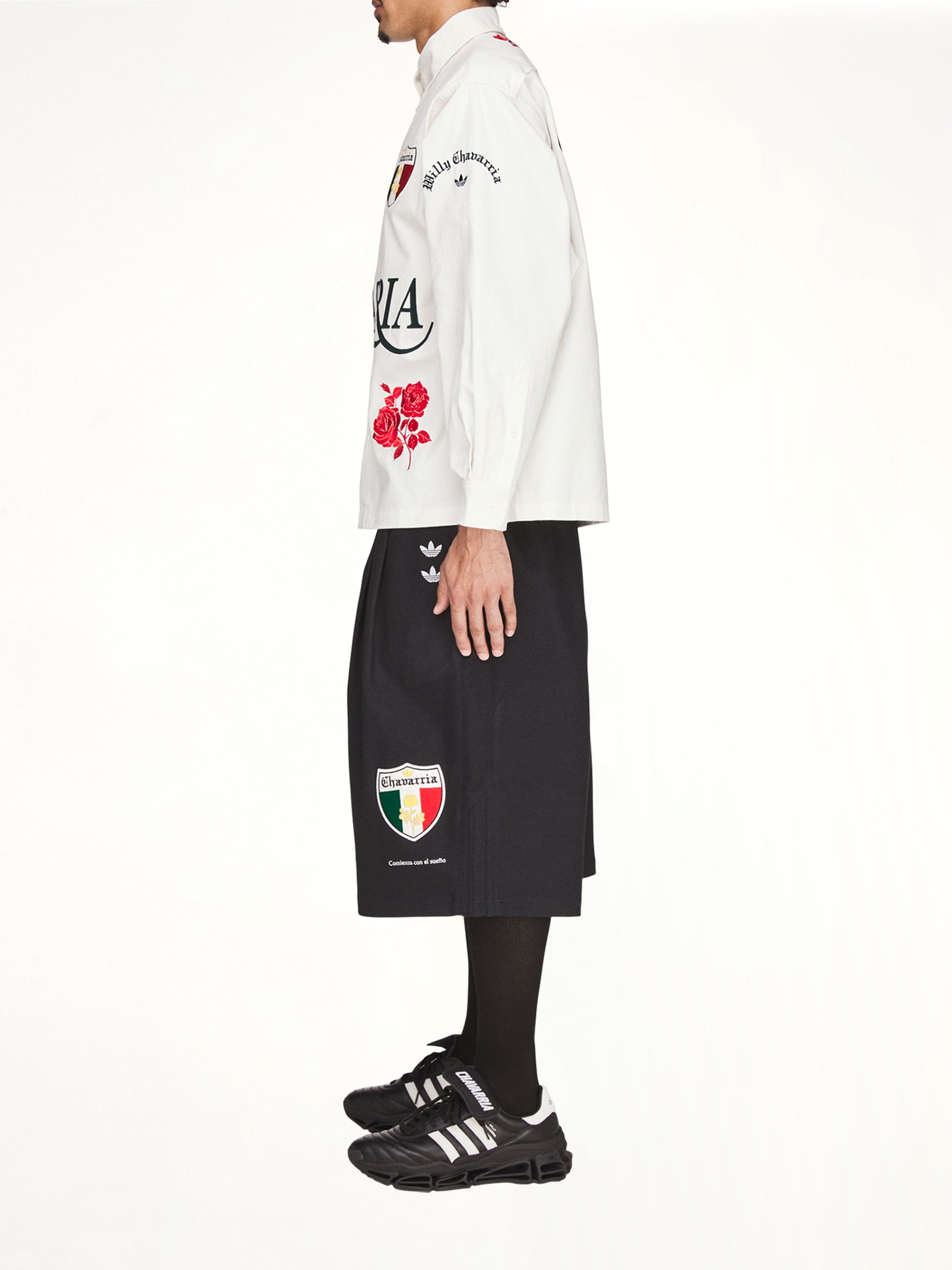 Adidas x Chavarria Button Up Shirt in Off White