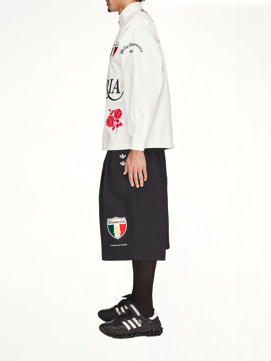 Adidas x Chavarria Button Up Shirt in Off White