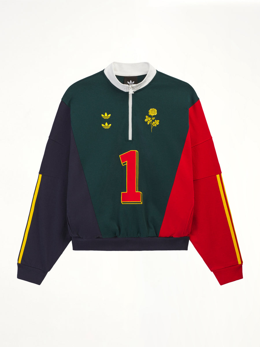 Adidas x Chavarria Watsonville Portero Pullover in Aurora Ivy