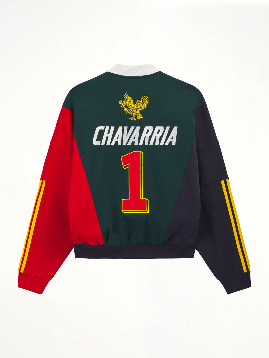 Adidas x Chavarria Watsonville Portero Pullover in Aurora Ivy