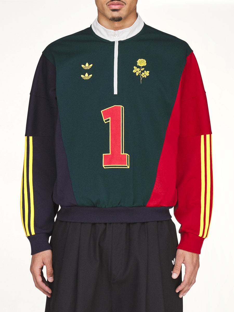 Adidas x Chavarria Watsonville Portero Pullover in Aurora Ivy