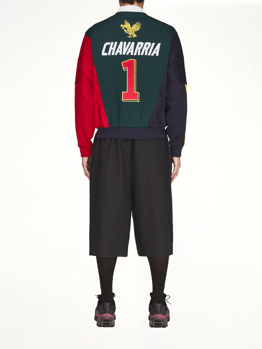 Adidas x Chavarria Watsonville Portero Pullover in Aurora Ivy