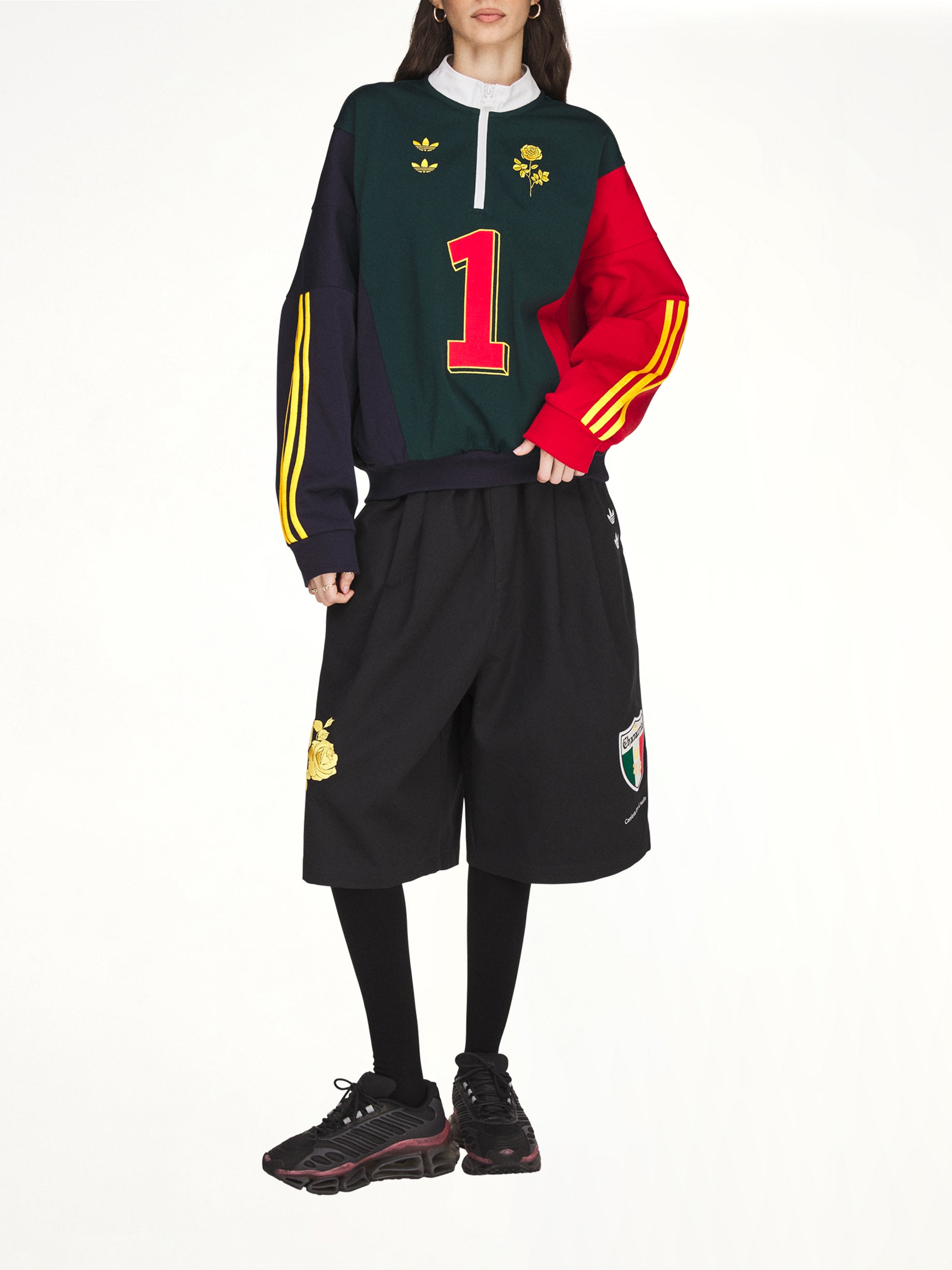 Adidas x Chavarria Watsonville Portero Pullover in Aurora Ivy