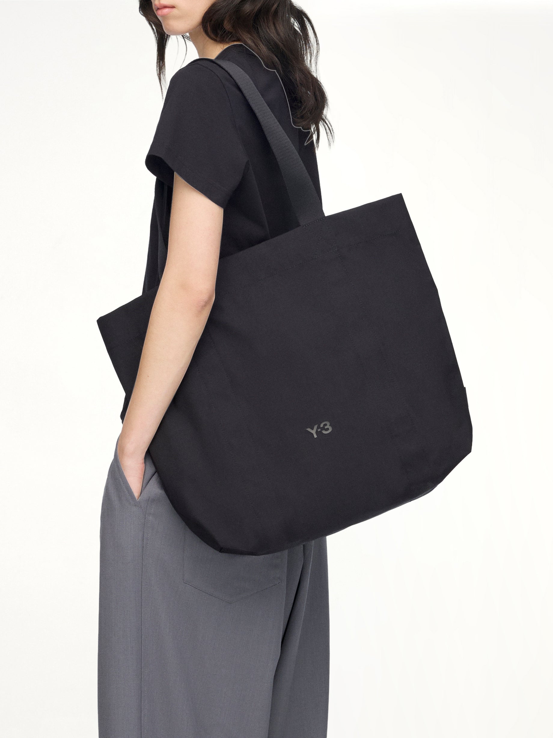 Y-3 Tote Bag in Black