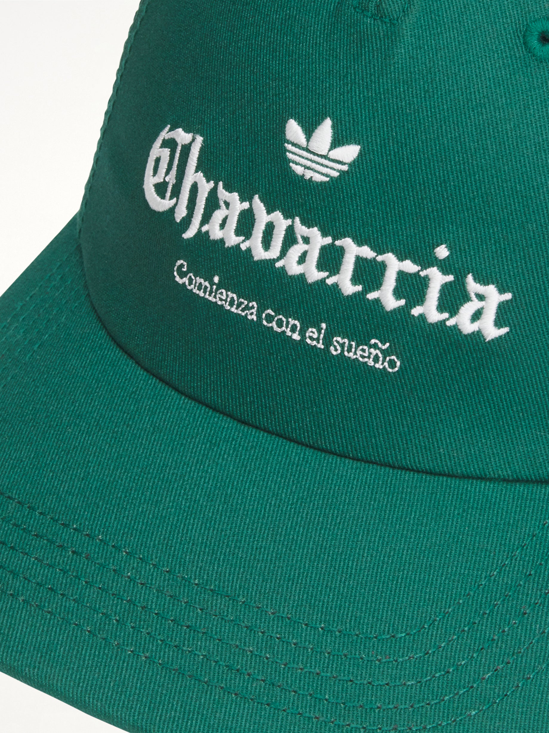 Adidas x Chavarria Logo Hat in Collegiate Green