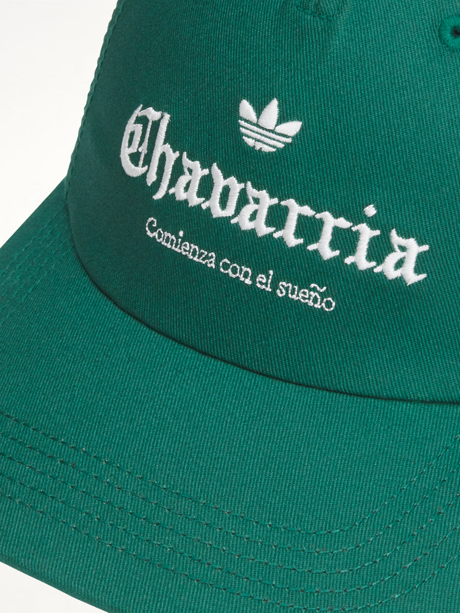 Adidas x Chavarria Logo Hat in Collegiate Green