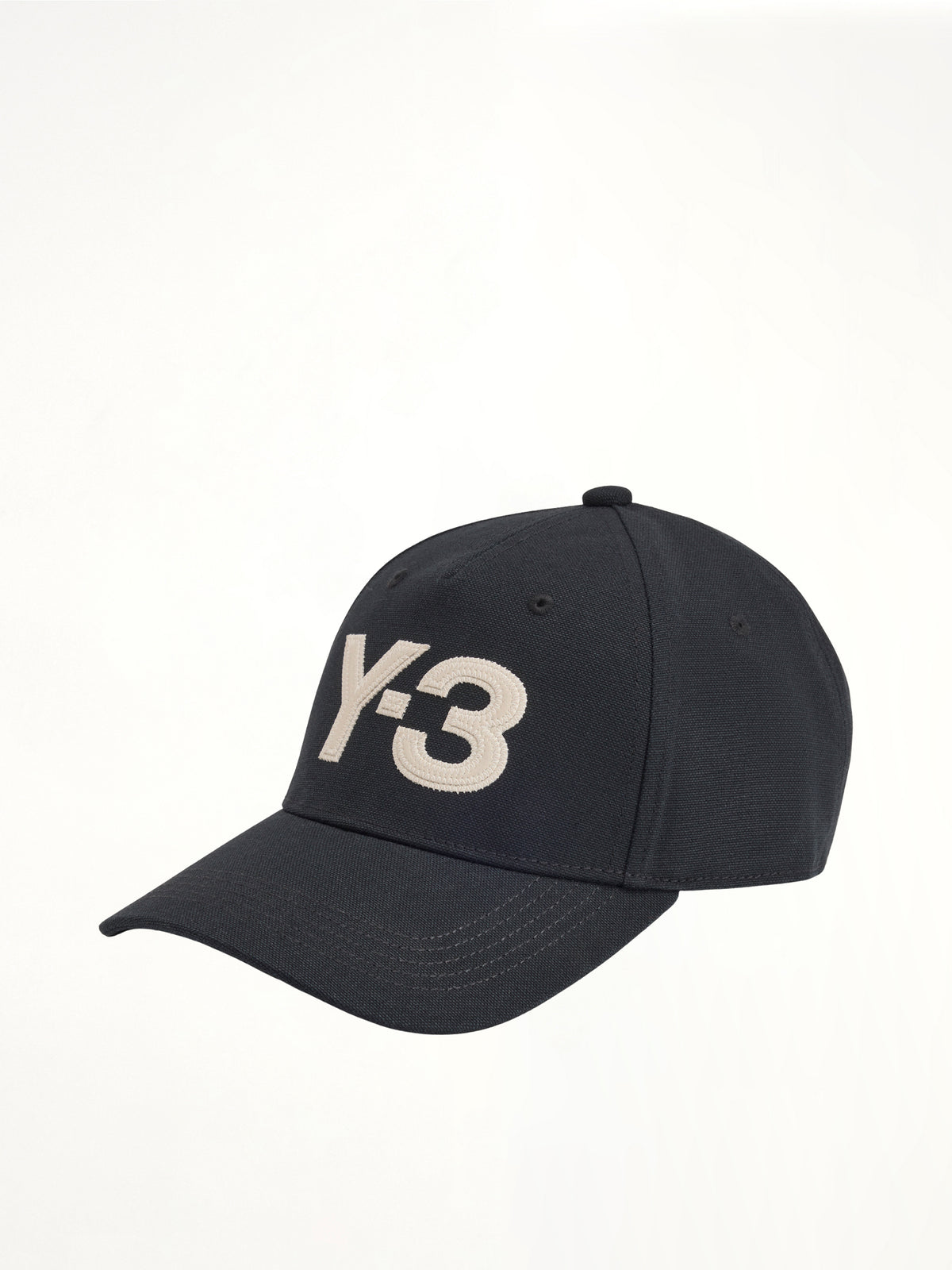 Y-3 Logo Cap in Black/White