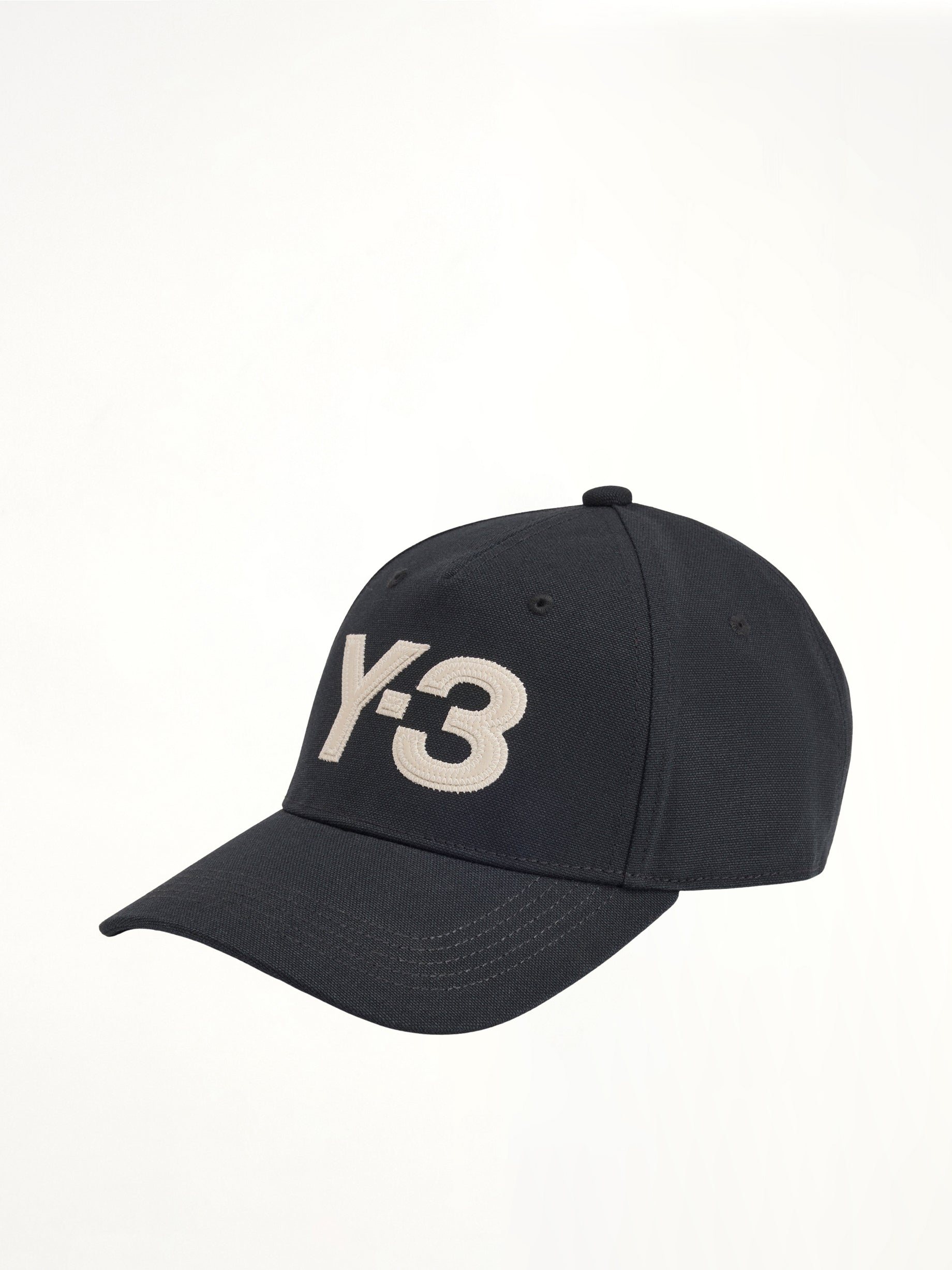 Y-3 Logo Cap in Black/White