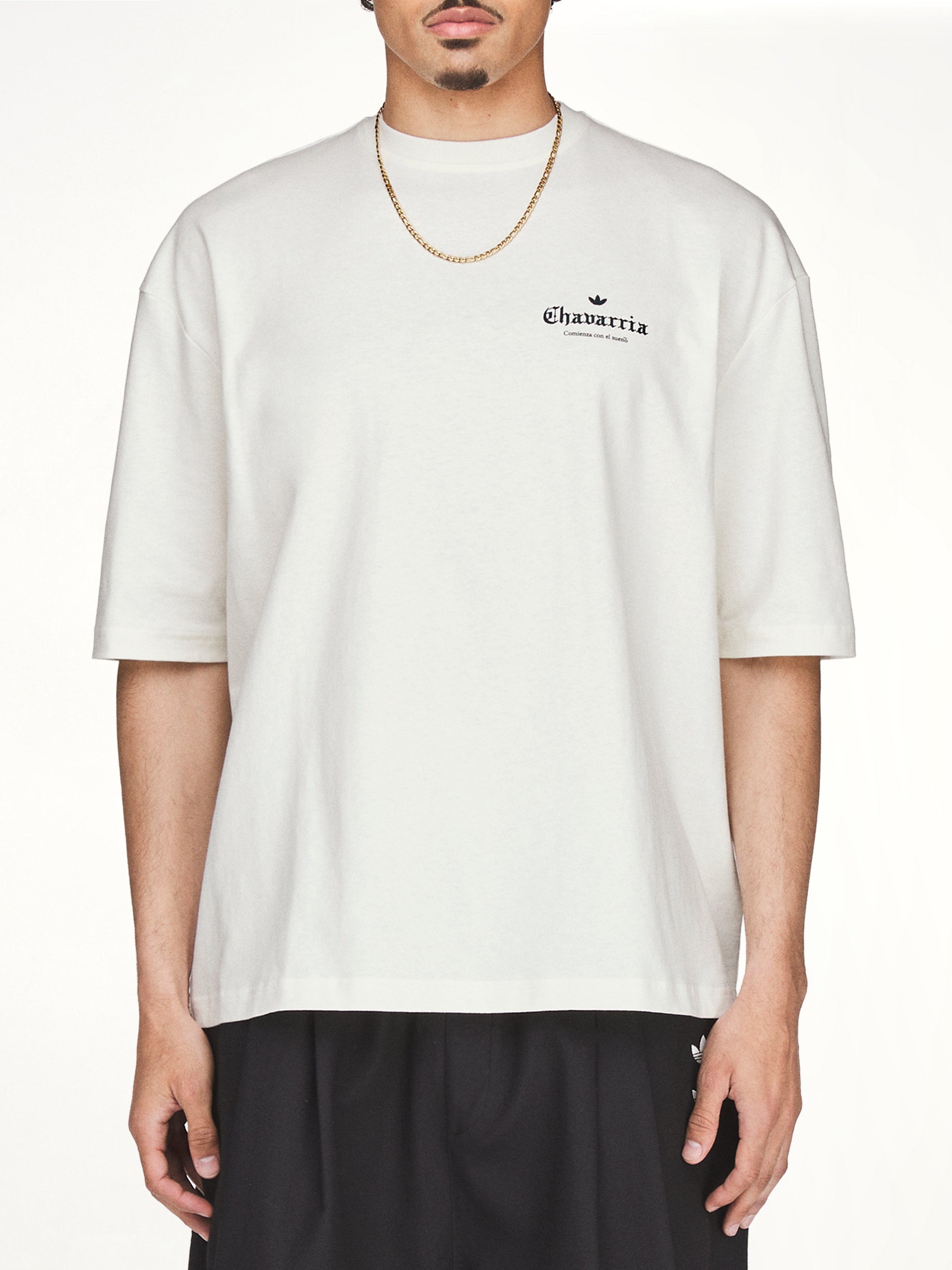 Adidas x Chavarria Merch Mexico T-Shirt in Off White