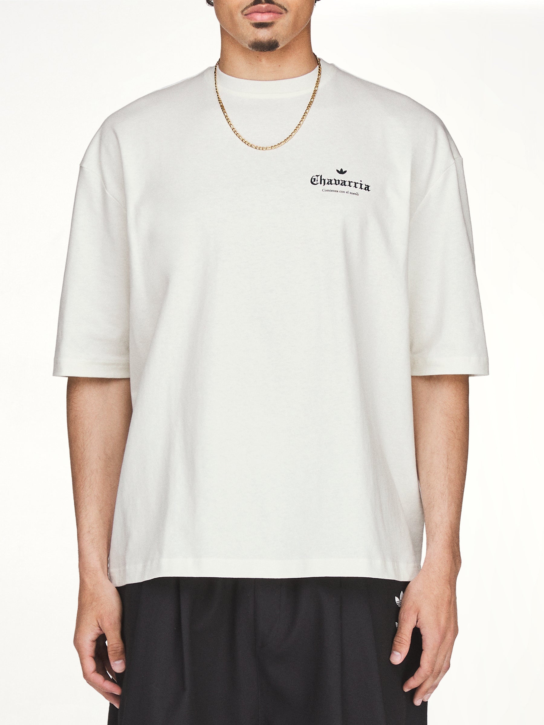 Adidas x Chavarria Merch Mexico T-Shirt in Off White