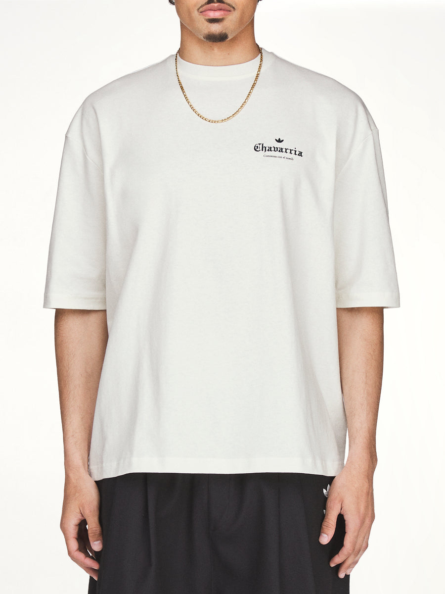Adidas x Chavarria Merch Mexico T-Shirt in Off White