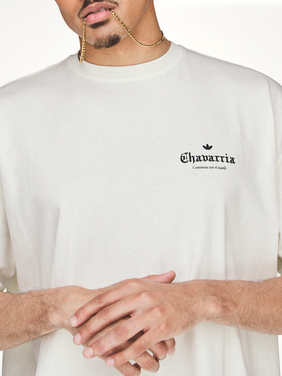 Adidas x Chavarria Merch Mexico T-Shirt in Off White