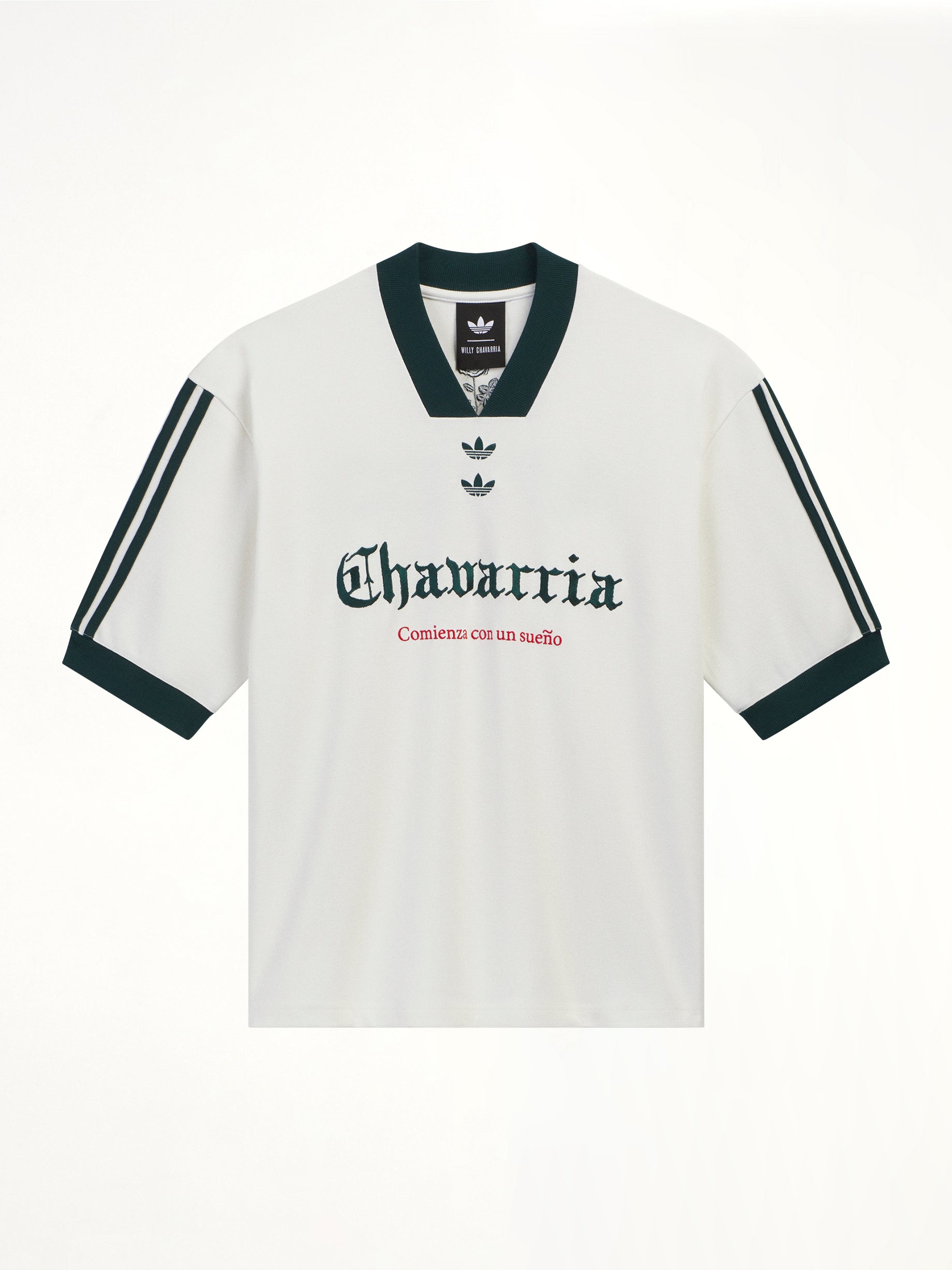 Adidas x Chavarria Soccer Graphic T-Shirt in Off White