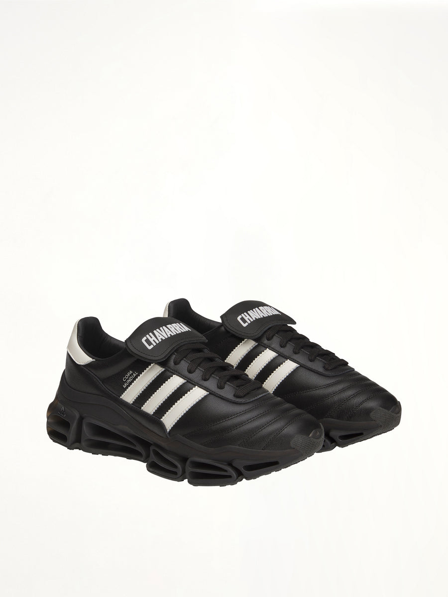 Adidas x Chavarria Megaride Copa Sneaker in Core Black/Off White