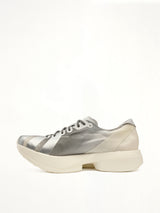 Y-3 Adios Pro 4 Sneaker in Chalk White/Silver
