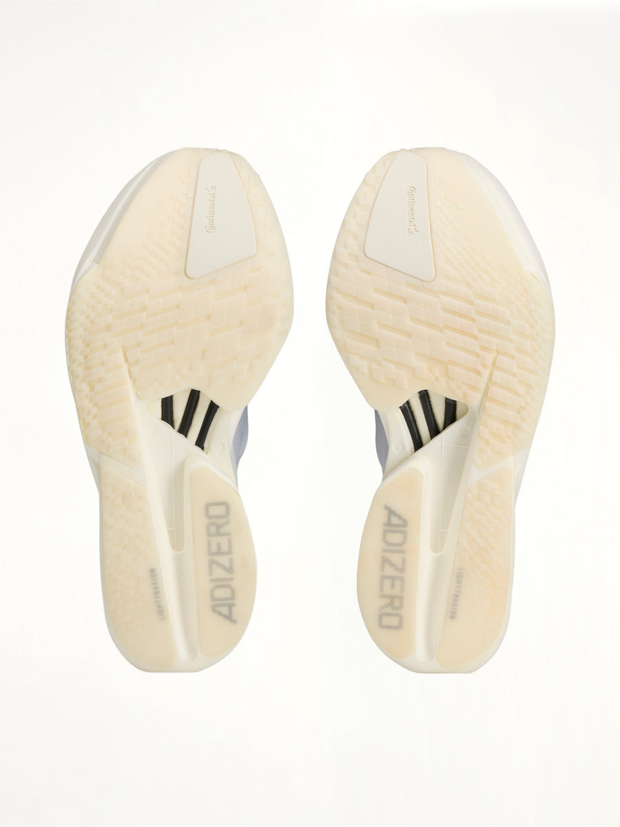 Y-3 Adios Pro 4 Sneaker in Chalk White/Silver