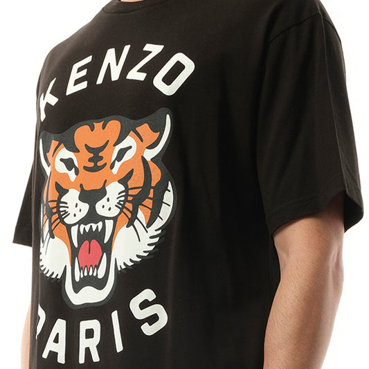 Kenzo Lucky Tiger Oversize T-Shirt in Black