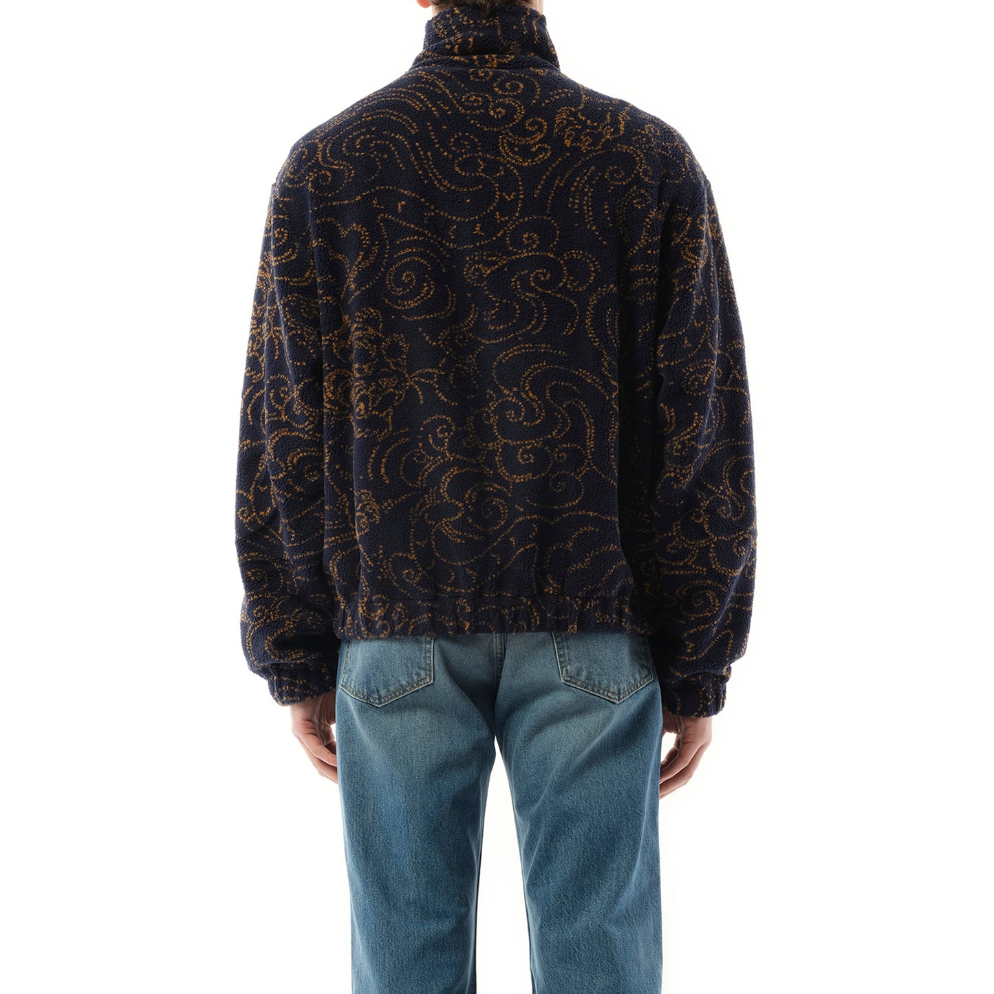 Kenzo Star Tiger Fleece Jacket in Blue/Black