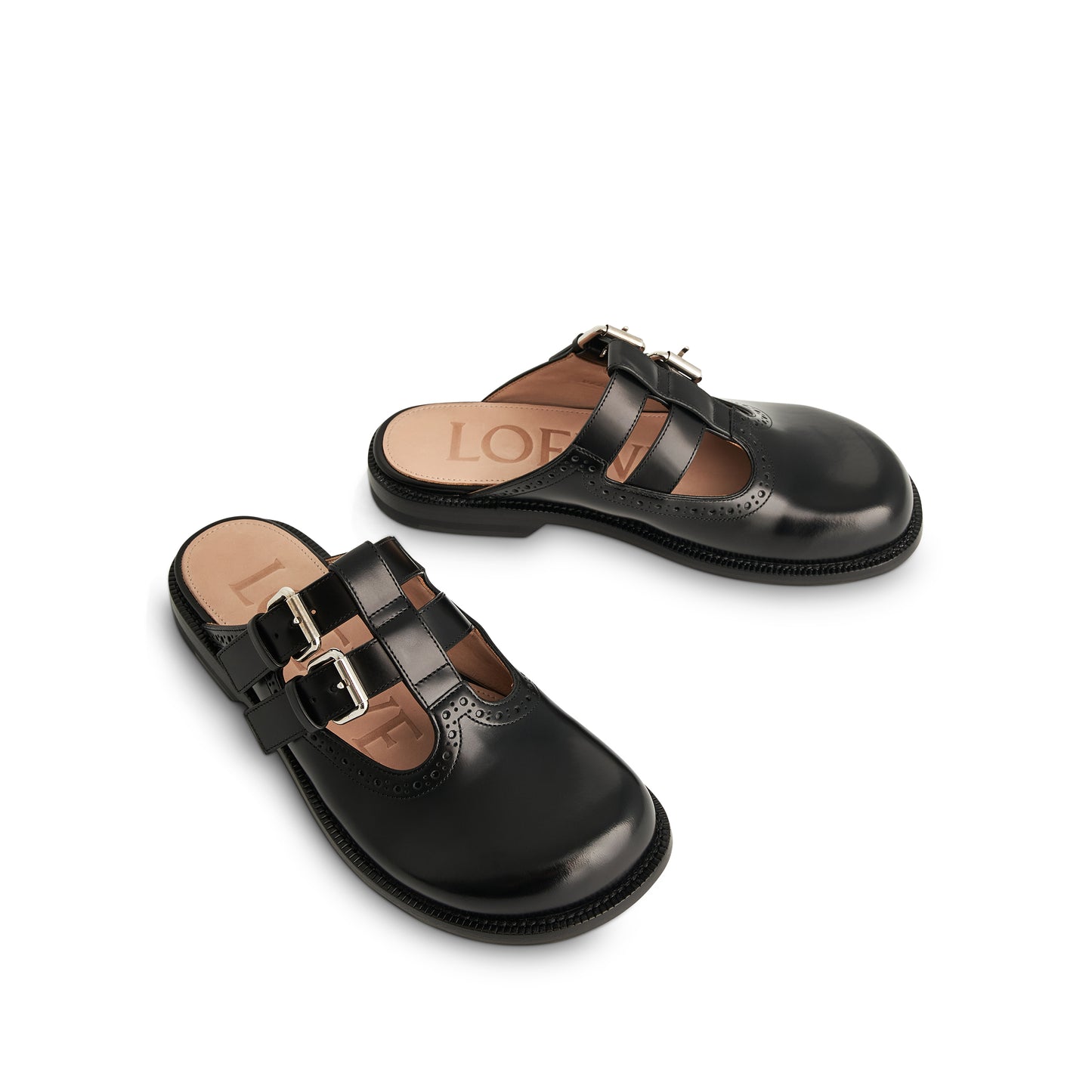 Campo Mary Jane Mule in Black