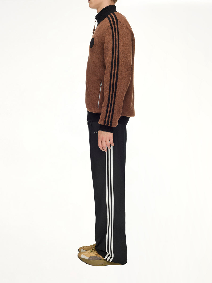 Adidas x SFTM Knit Jacket in Preloved Brown