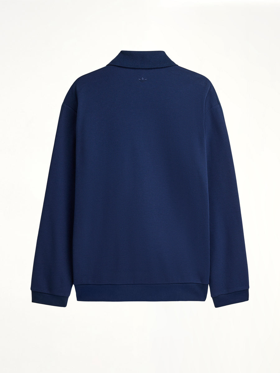Adidas x SFTM LS Polo in Night Indigo