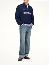 Adidas x SFTM LS Polo in Night Indigo