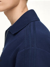 Adidas x SFTM LS Polo in Night Indigo