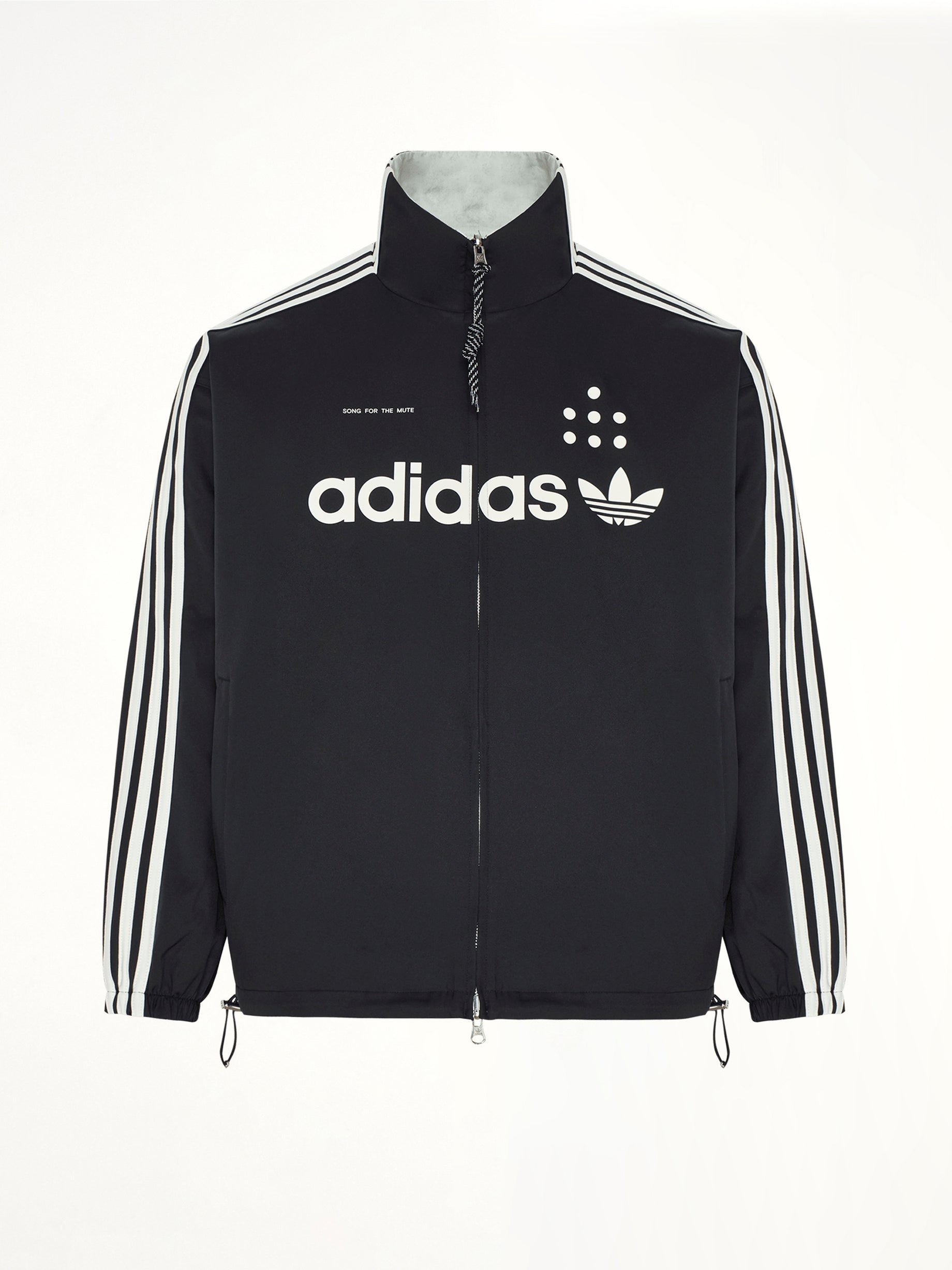 Adidas x SFTM Reversible Track Top in Black/Off White