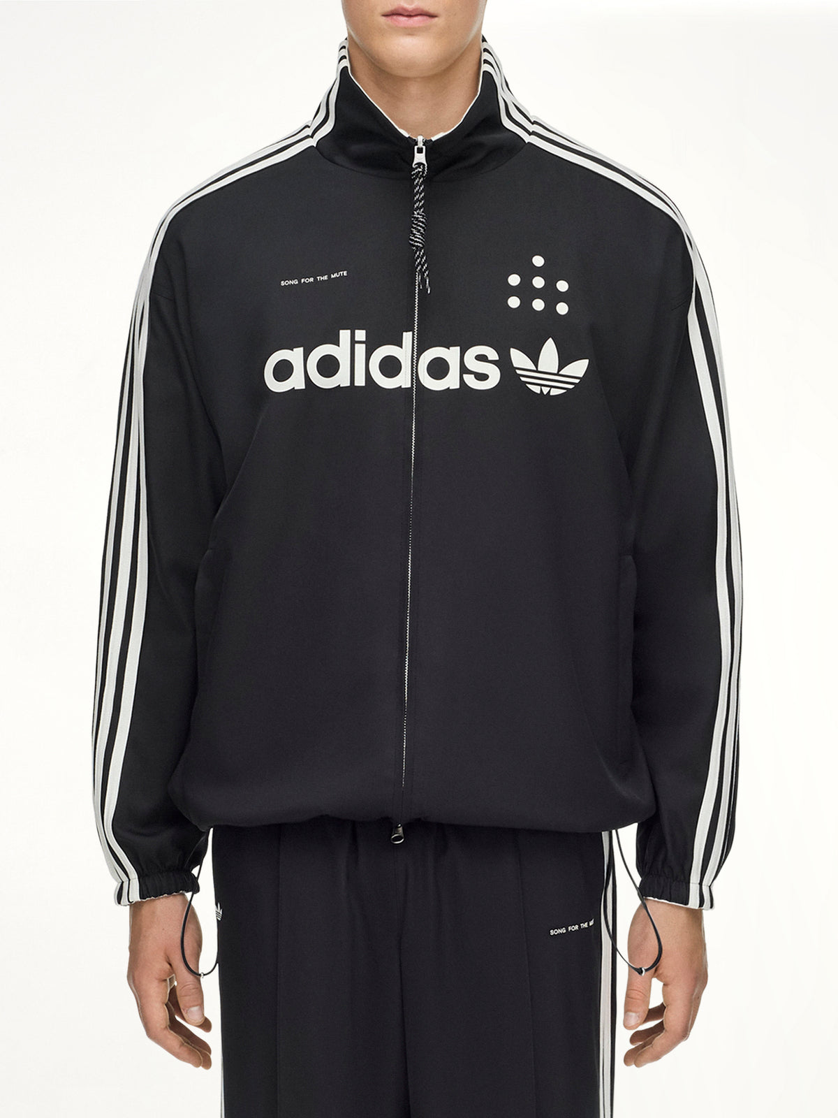 Adidas x SFTM Reversible Track Top in Black/Off White