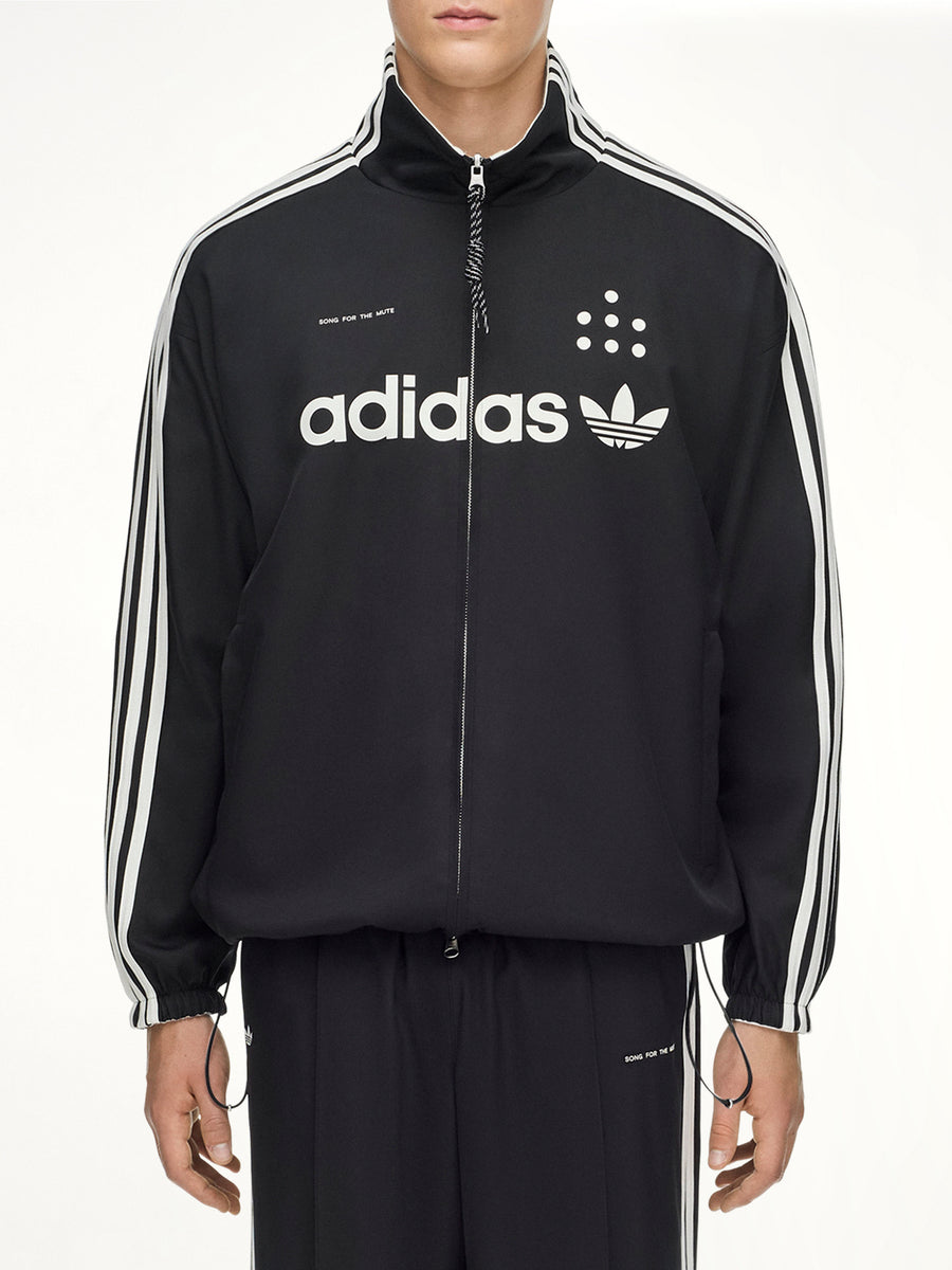 Adidas x SFTM Reversible Track Top in Black/Off White