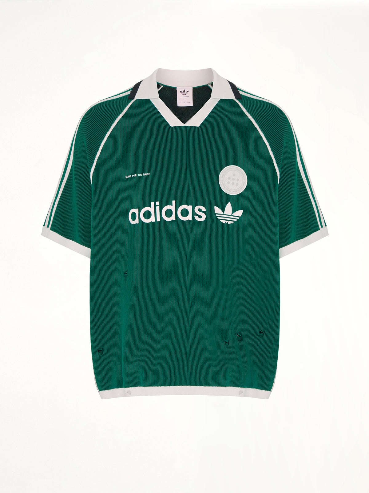 Adidas x SFTM Sweat Polo in Collegiate Green
