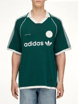 Adidas x SFTM Sweat Polo in Collegiate Green