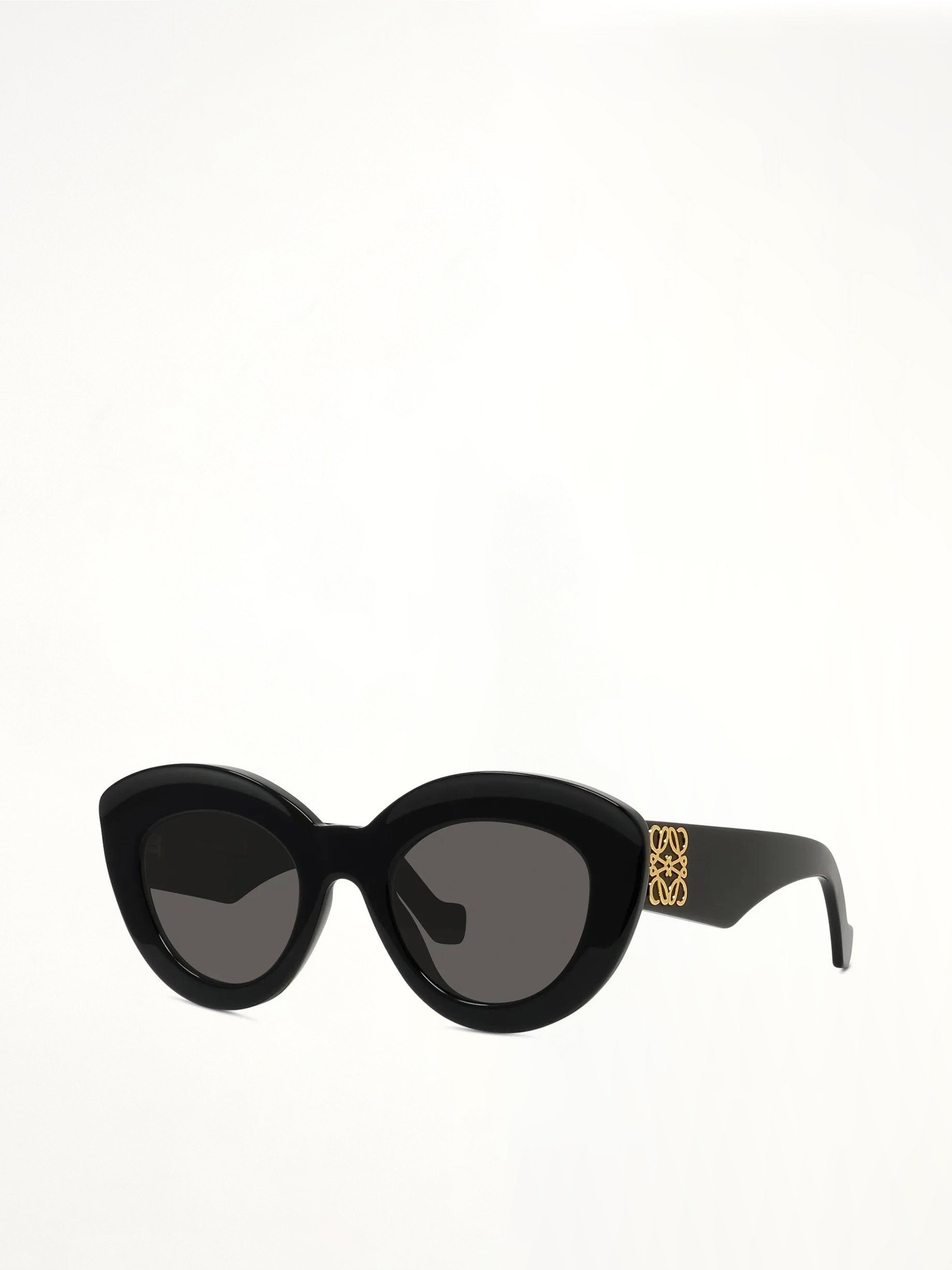 Loewe LW40051I 5001A Acetate Sunglasses in Black