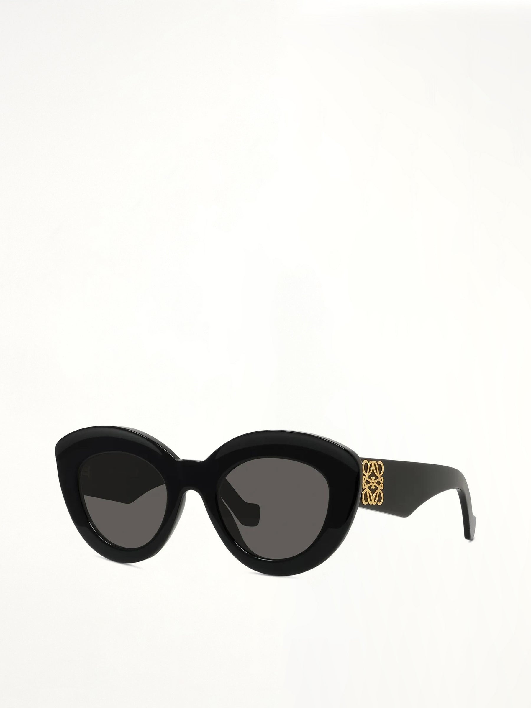 Loewe LW40051I 5001A Acetate Sunglasses in Black