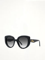 Loewe LW40100I 4901B Butterfly Sunglasses in Acetate Black