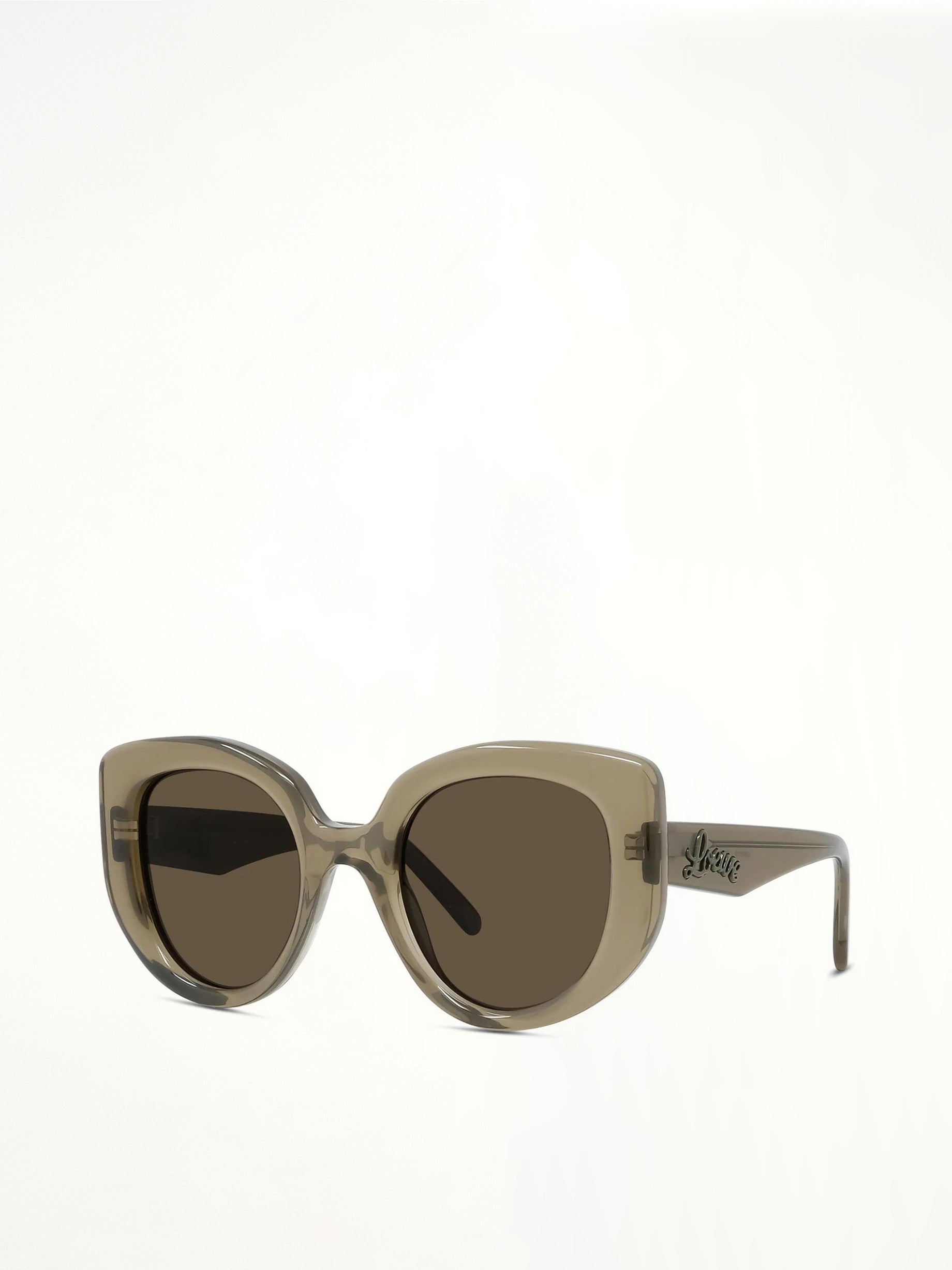Loewe LW40100I 4996E Sunglasses in Marble Green
