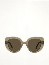 Loewe LW40100I 4996E Sunglasses in Marble Green