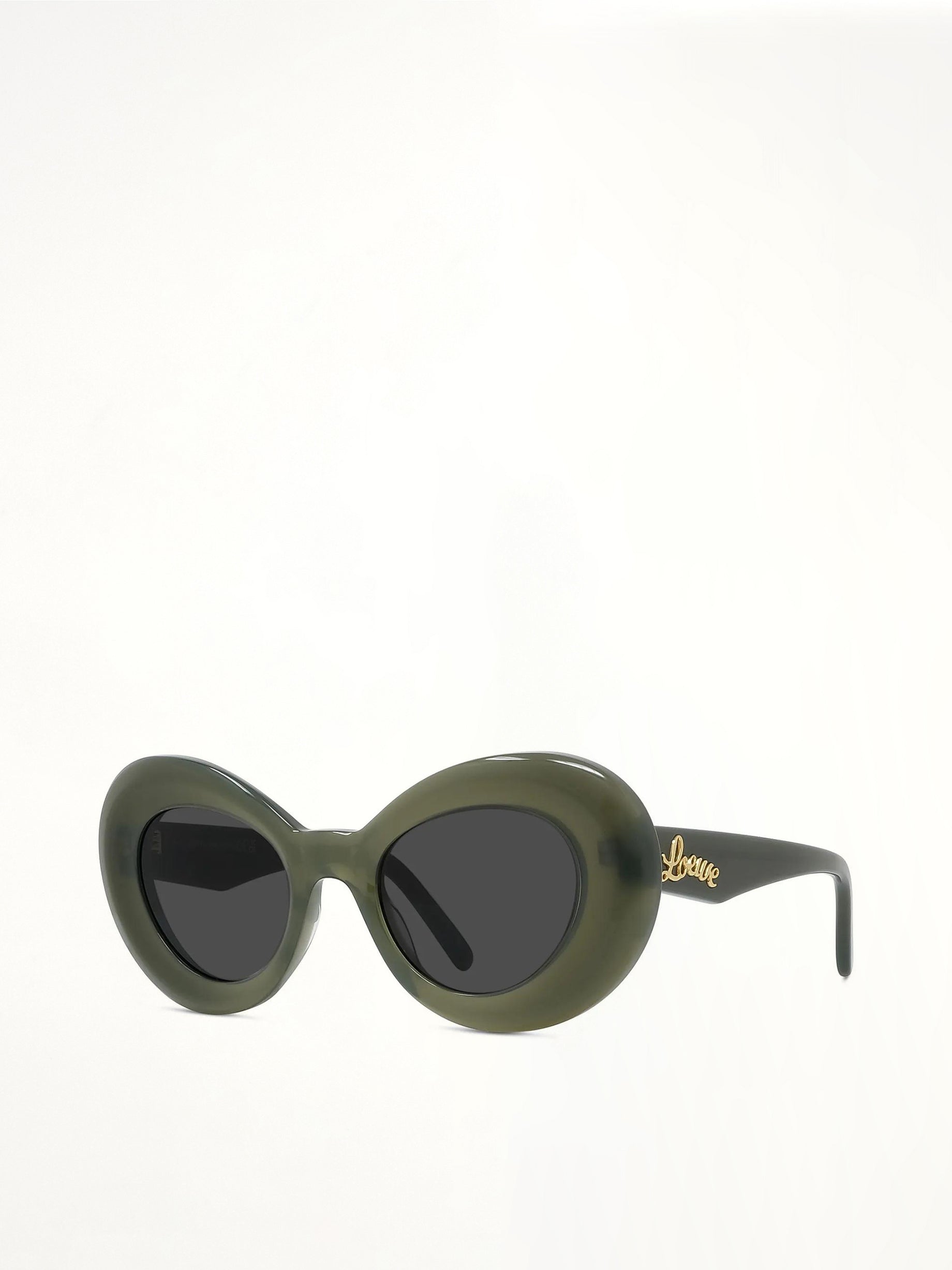 Loewe LW40112I 4796A Acetate Sunglasses in Green