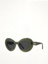 Loewe LW40112I 4796A Acetate Sunglasses in Green
