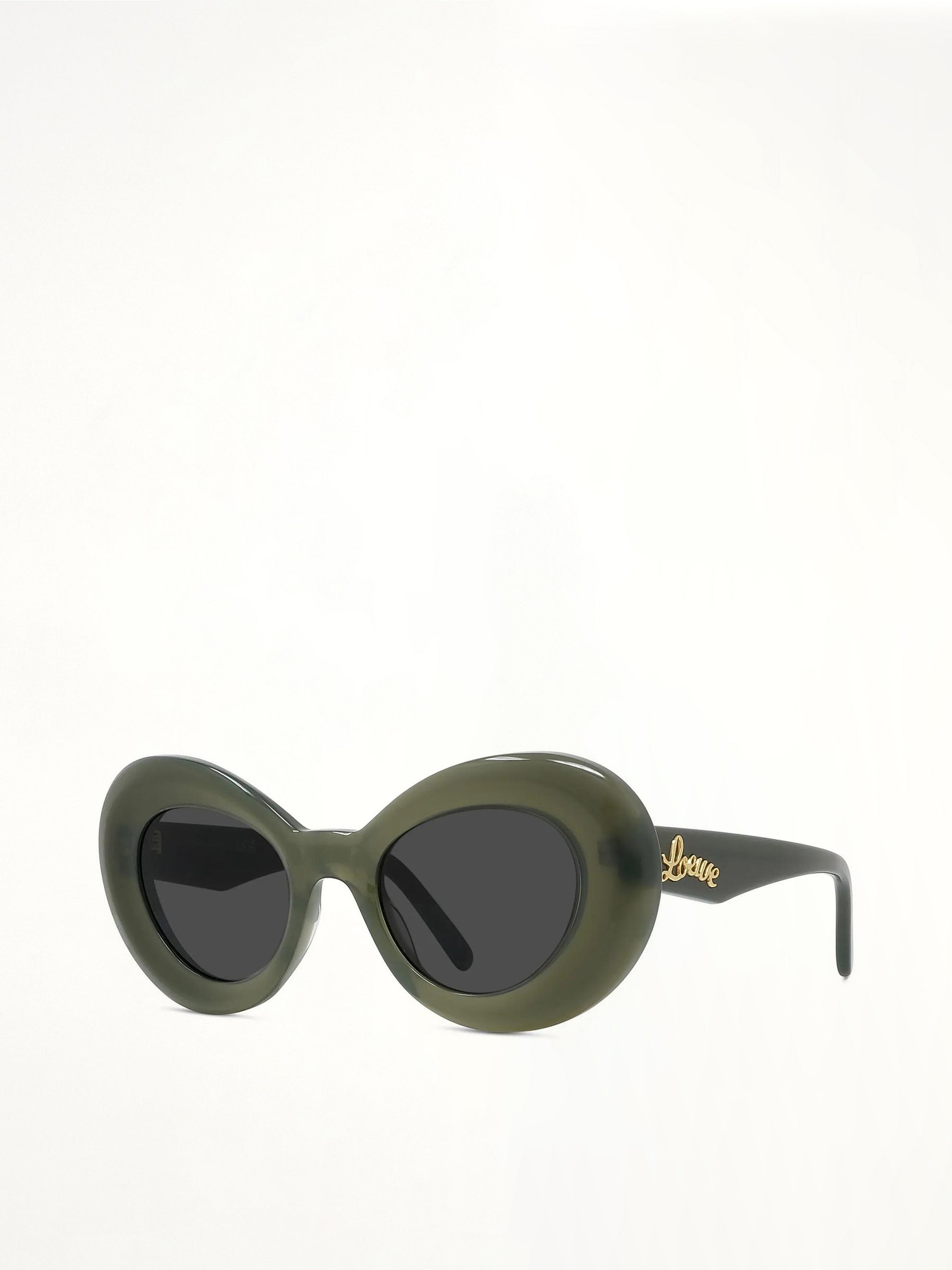 Loewe LW40112I 4796A Acetate Sunglasses in Green