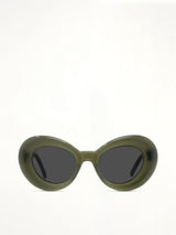 Loewe LW40112I 4796A Acetate Sunglasses in Green
