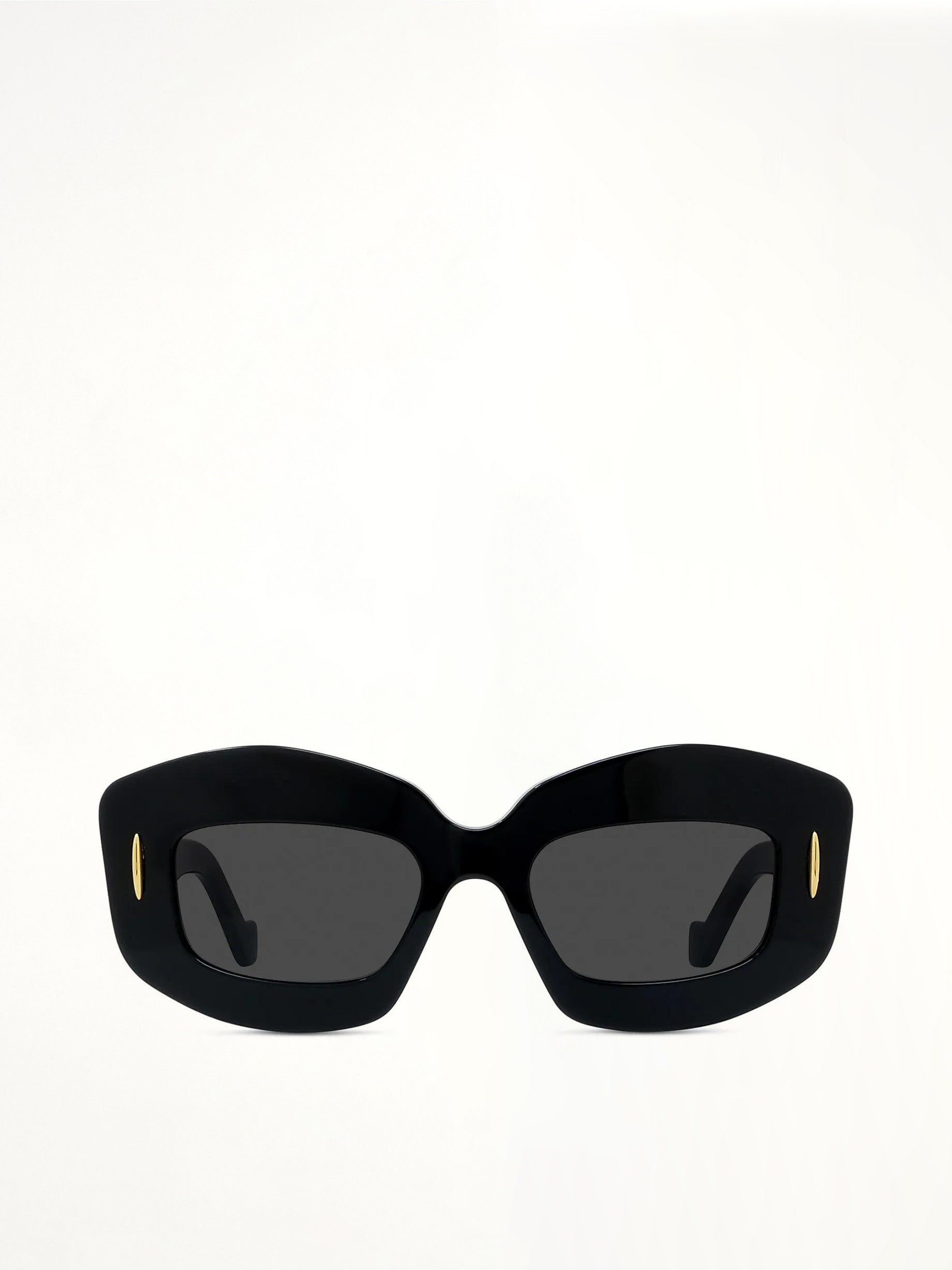 Loewe LW40114F 5001A Acetate Sunglasses in Black