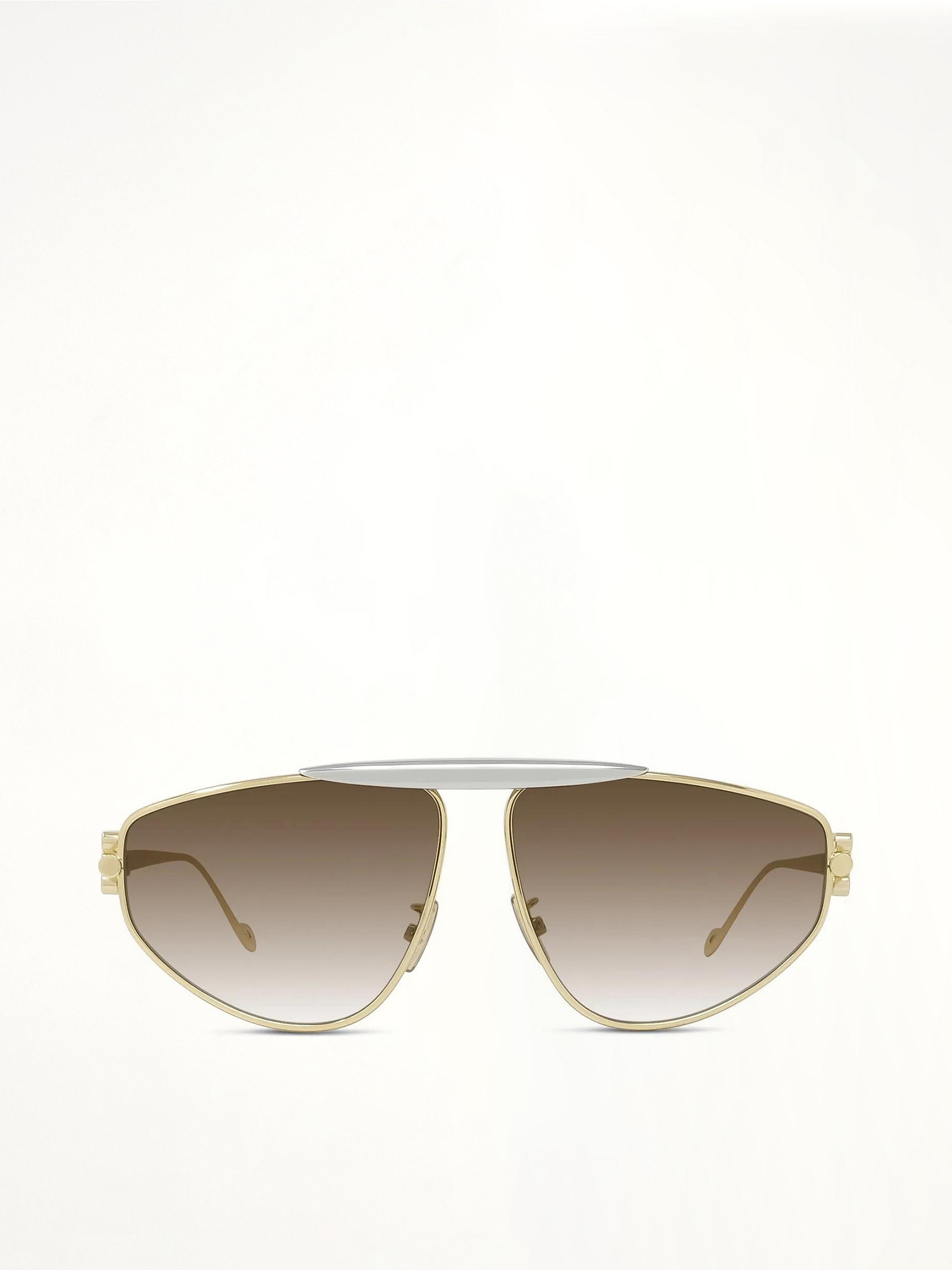 Loewe LW40116U 6130F Metal Sunglasses in Gold