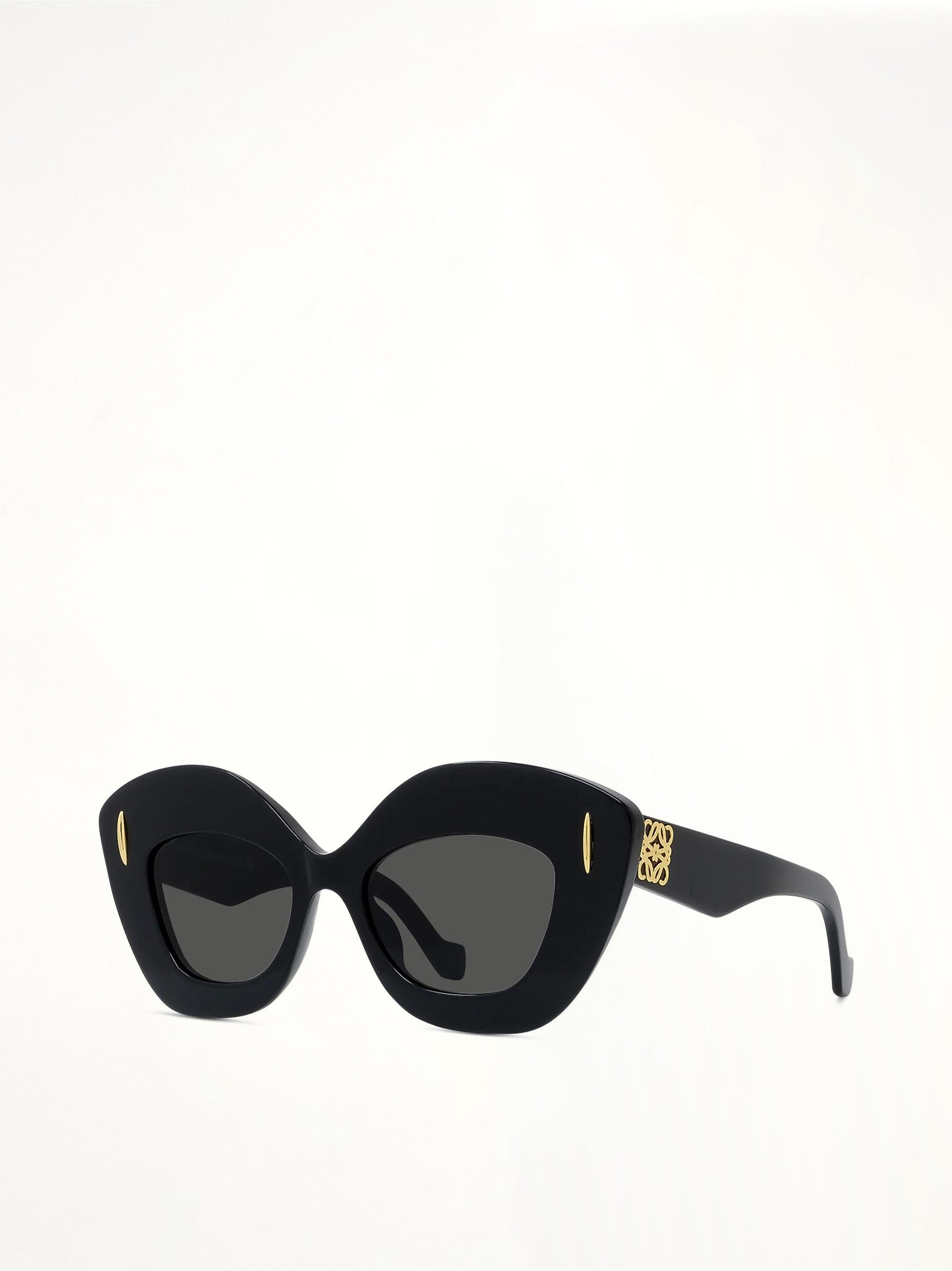 Loewe LW40127F 4901A Acetate Sunglasses in Black