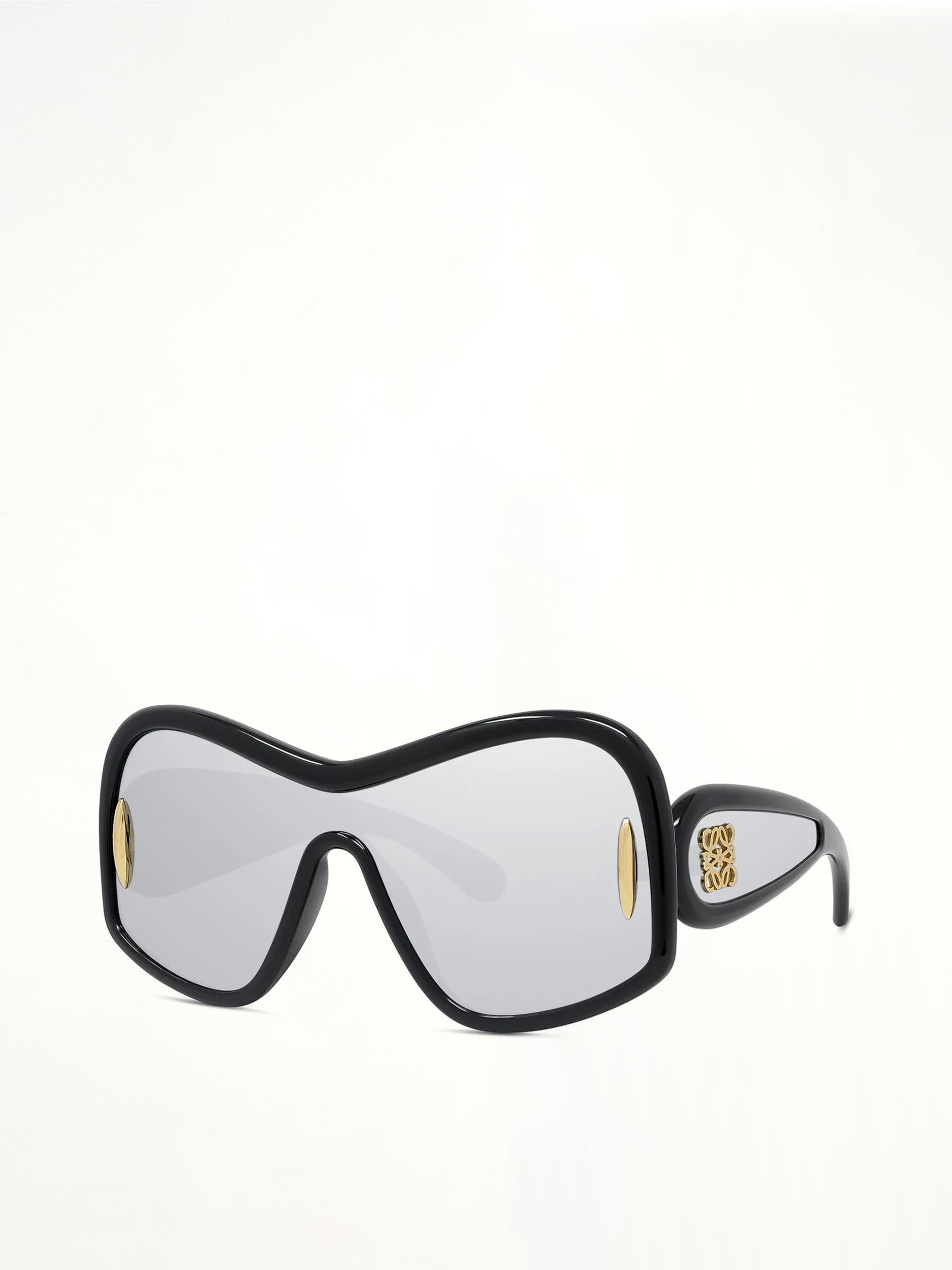 Loewe LW40131I 0001C Injected Sunglasses in Black