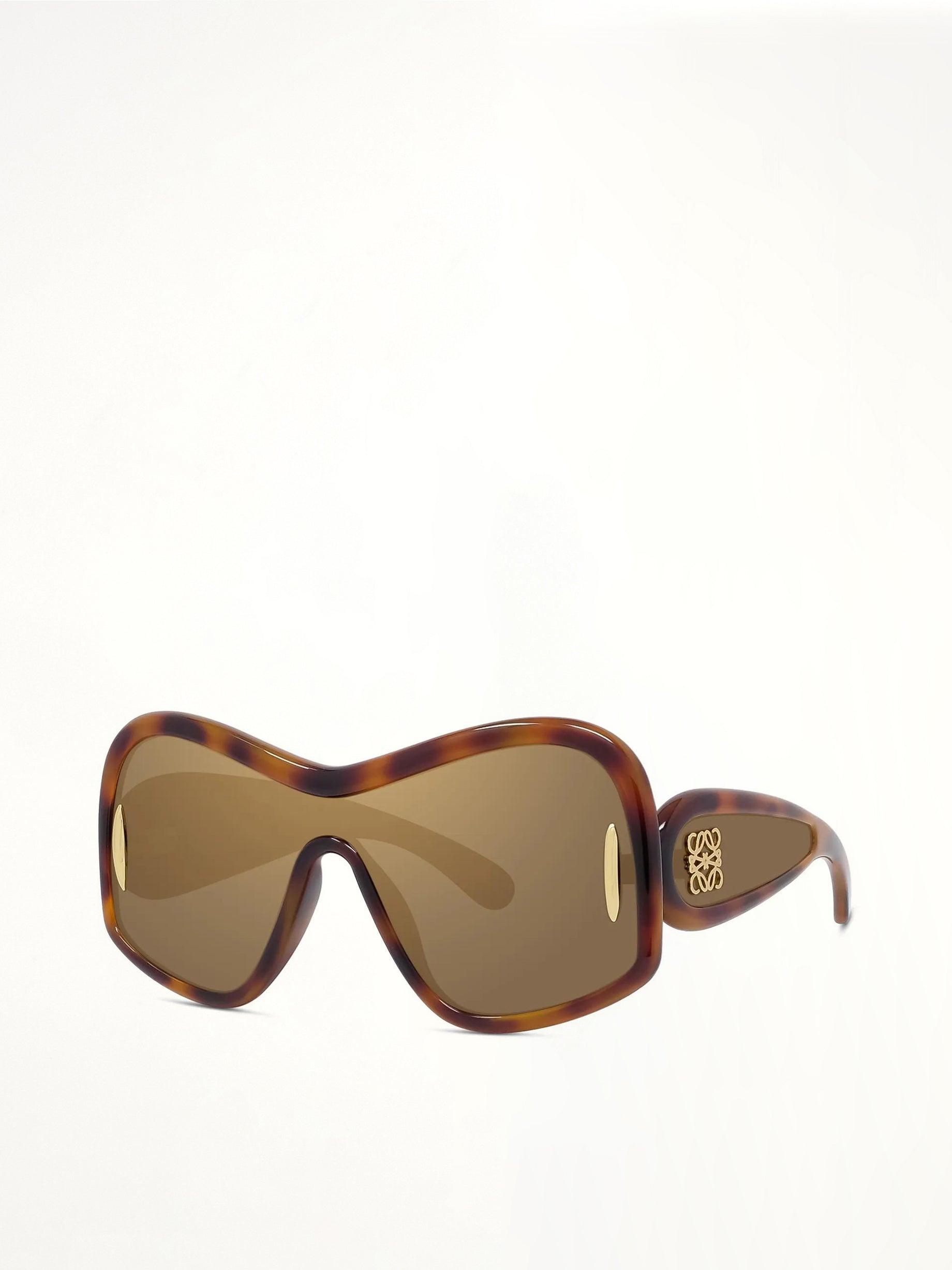 Loewe LW40131I 0052G Injected Sunglasses in Havana Brown