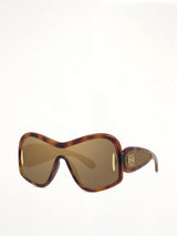 Loewe LW40131I 0052G Injected Sunglasses in Havana Brown