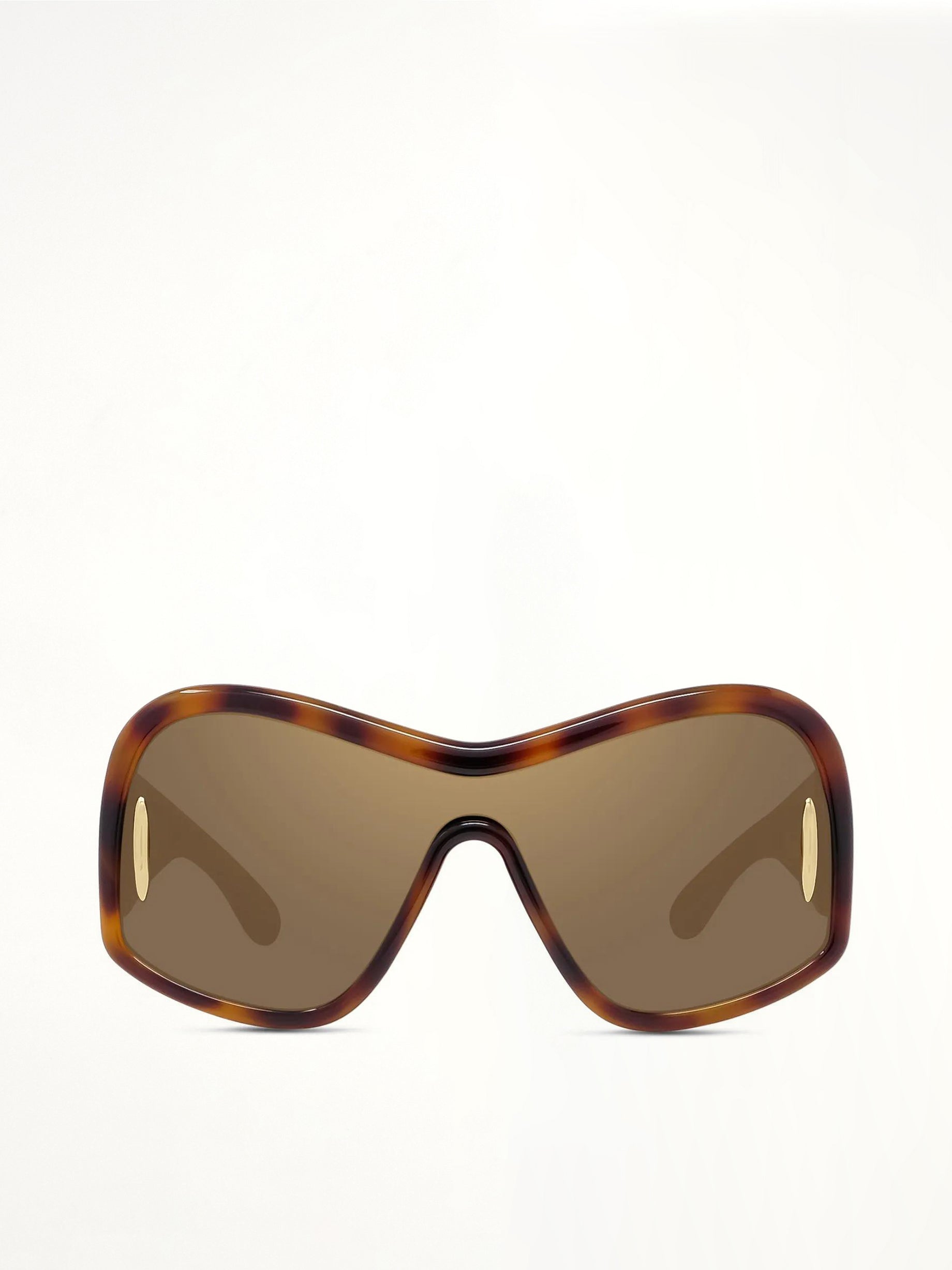 Loewe LW40131I 0052G Injected Sunglasses in Havana Brown
