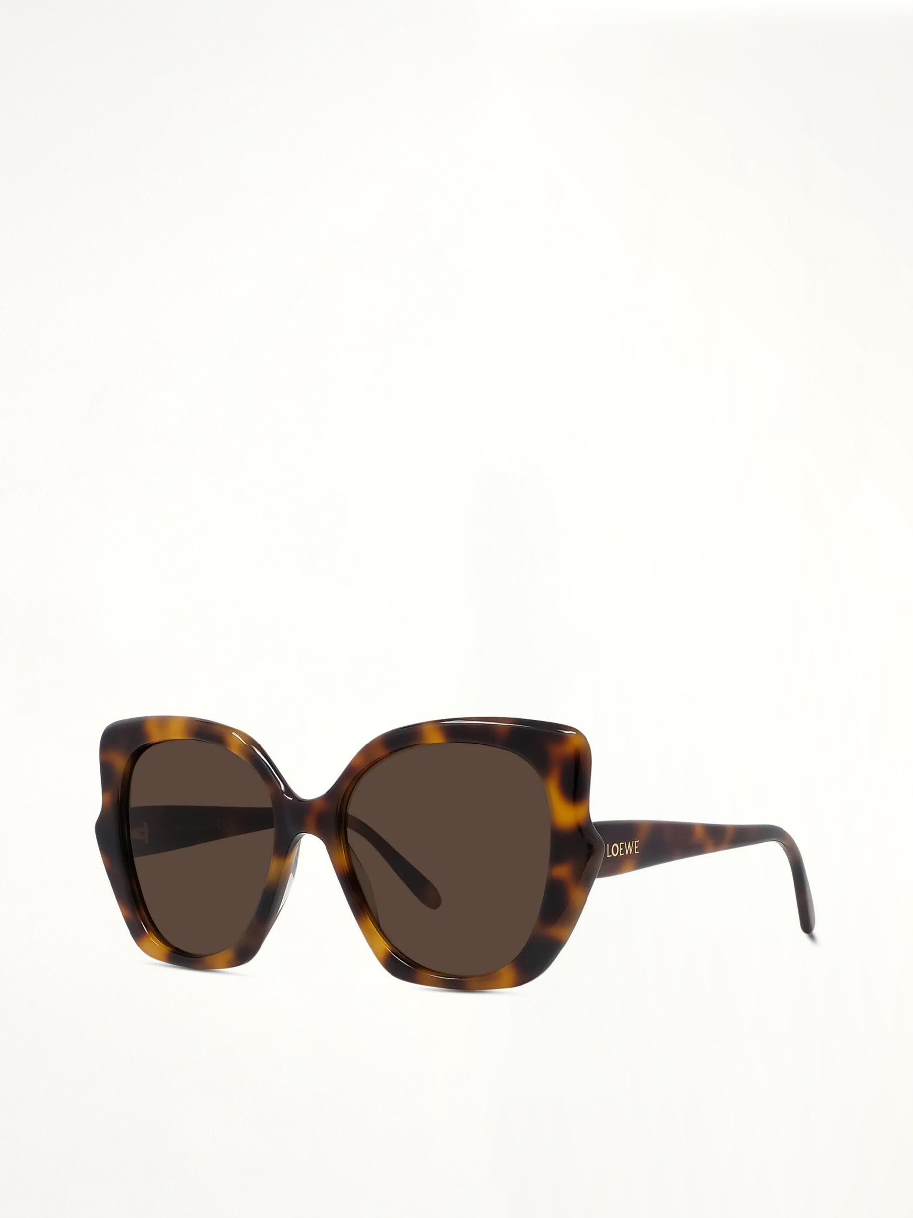 Loewe LW40133F 5552E Acetate Sunglasses in Tortoise